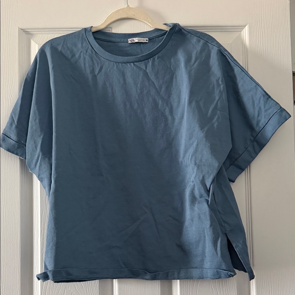 Zara Blue comfy top and pants set size M - Picture 4 of 10